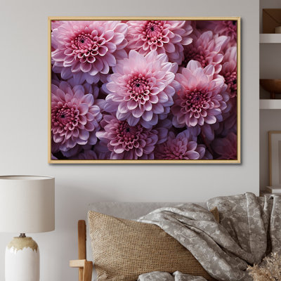" Joyful Serene Purple Mums "