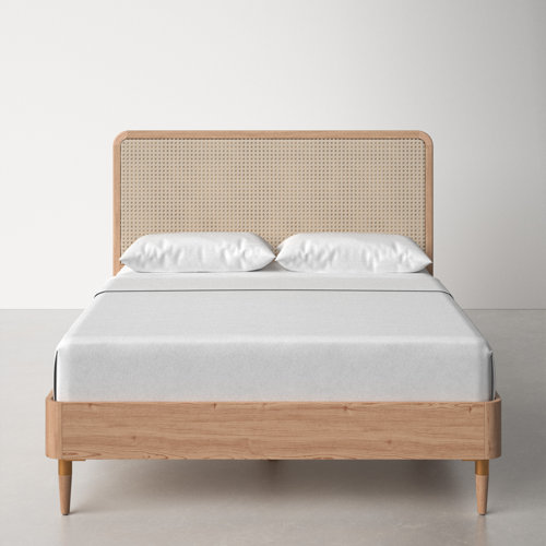 Allmodern Diane Cane Platform Bed & Reviews 