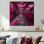 «Pink Lucky Streak Casinos» - Art mural sur toile rose 2 pièces