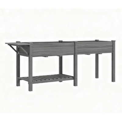 Raised Garden Bed (Gray)