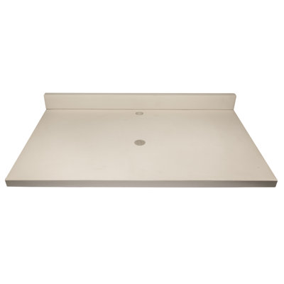 Plateau de meuble-lavabo simple 37 po