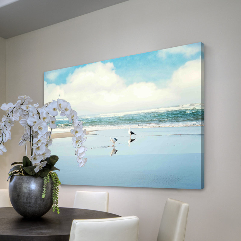 Ocean Reflections 1 Piece Wrapped Canvas Wall Art, 101 cm H x 152 cm W x 3.81 cm D