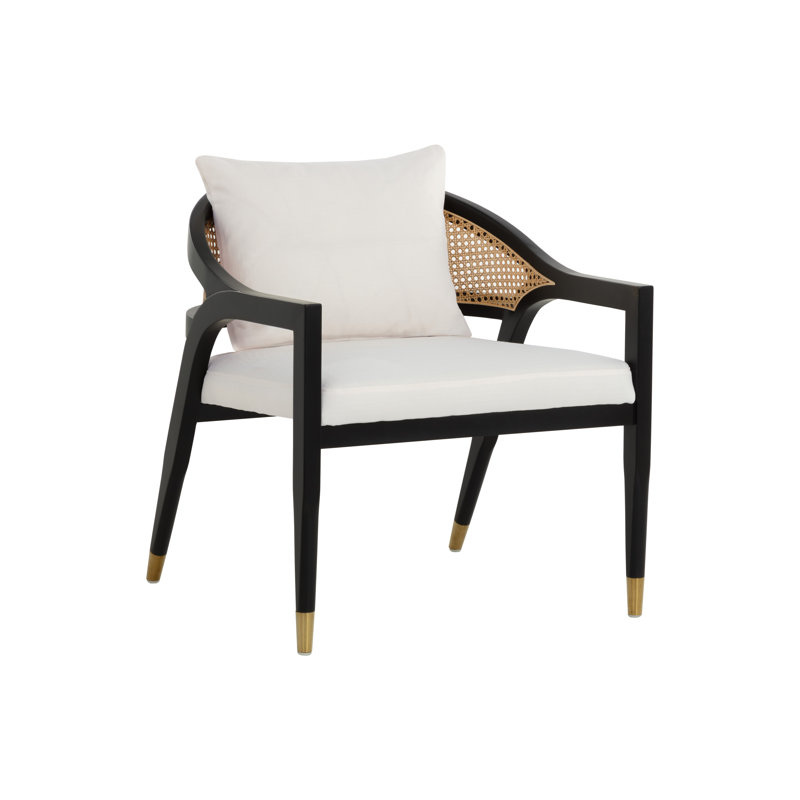 Daltry CAL117 Compliant 26'' Wide Lounge Chair - White, White Polyester