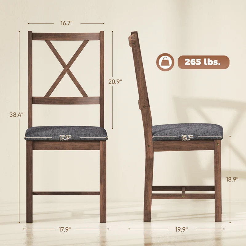 Chaises de cuisine stables, 2