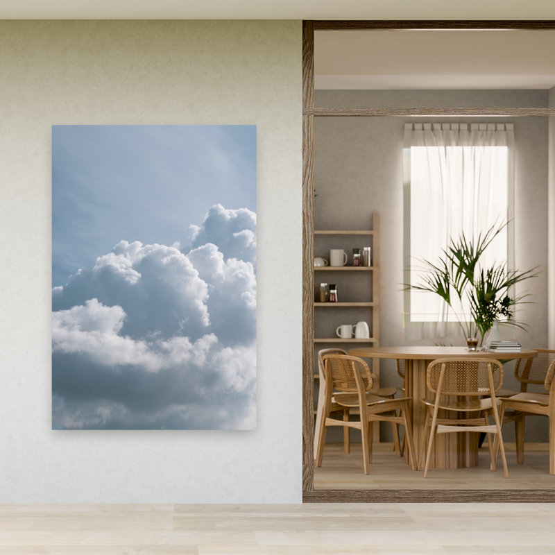 Serene Cloudscape Dreamy Peaceful Serene Nature Summer Wall Art Print 1 Piece Wrapped Canvas Wall Art, 152.4cm H x 101.6cm W