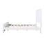 Lit plateforme en bois avec tête de lit et pied de lit Bennett-122810010-122810011
