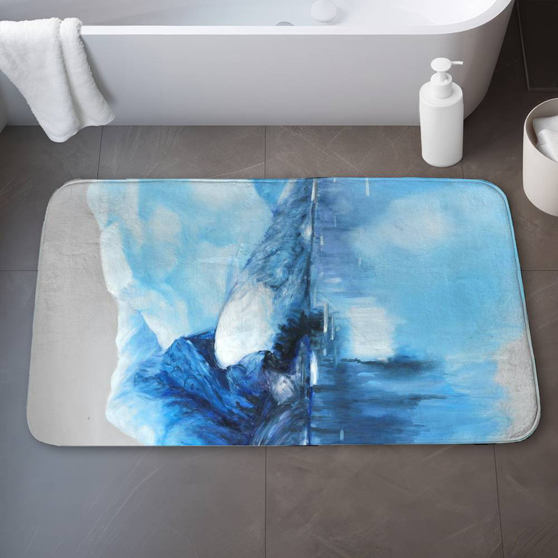 Eymen Microfiber Non-Slip Bath Mat