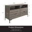 Commode double à 4 tiroirs l 59,6 po Newtowne