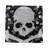Crossbones Large Cotton Sateen Cocktail Napkins