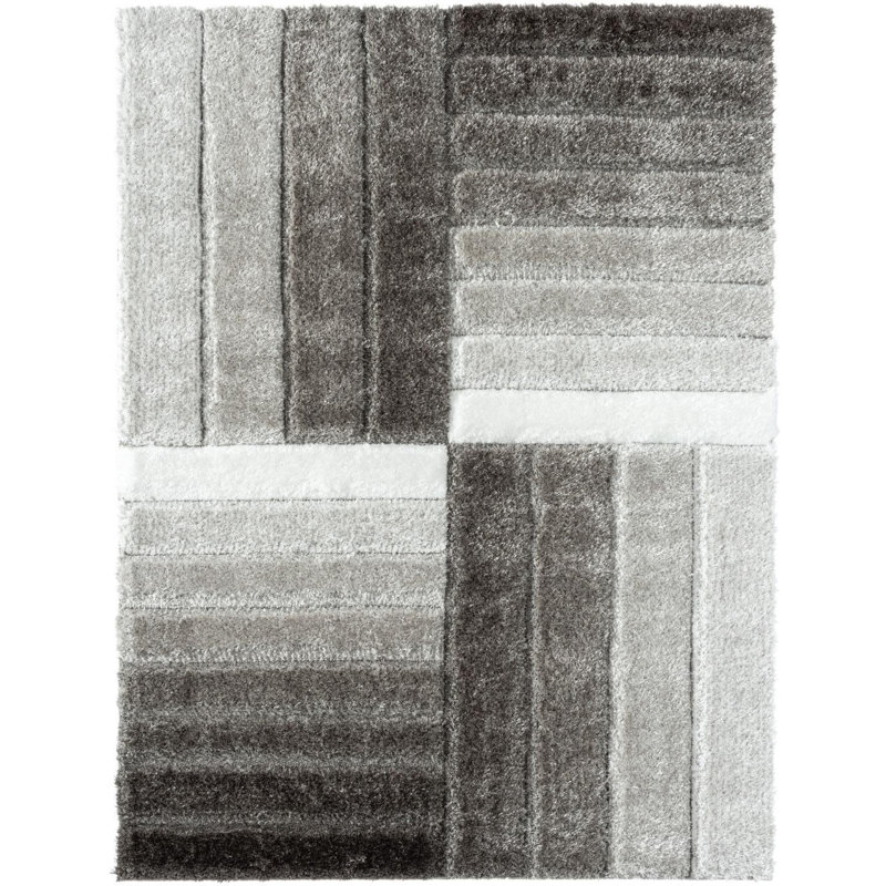 Lantanas Geometric Indoor Rug, Rectangle 5' x 7'