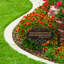 Rose Quote Oval Garden Lawn Plaque-237580193-237580201