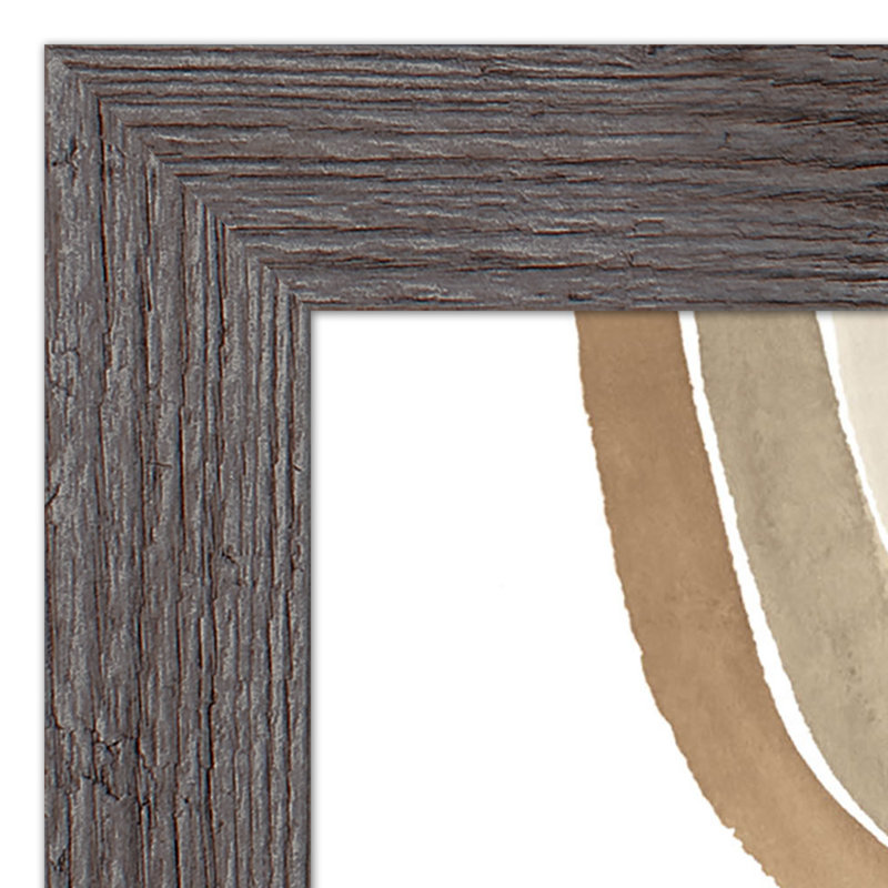 So So Lived Arches, art encadré, H 20 po x l 16 po x P 0,75 po, Cadre gris