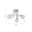 Goodson Crystal Semi Flush Mount