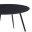 Mose Round Metal Base Dining Table