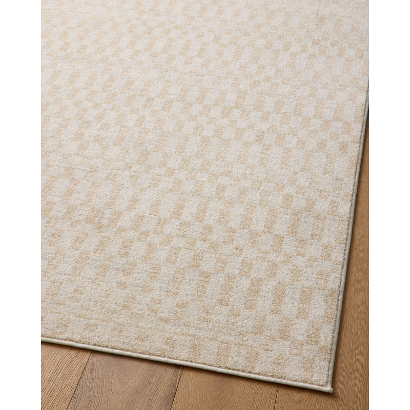 Tapis ivoire / naturel Krieger II, Rectangle 9 pi 2 po x 13 pi