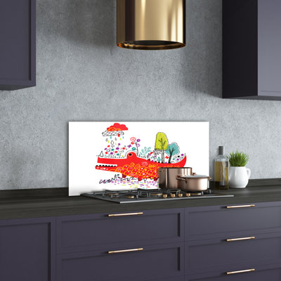 Stygg 50cm W x 100cm L Glass Peel and Stick Panel