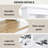 Elegant APP Controlled LED Light Hall Tree With 9 Hooks, Roman Column Design Natural Storage Bench With 3 Large Cabinets, Farmhouse Entryway Organizer With Shelves For Hallway-1327867840