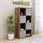 Smart Cube 8-Cube Organizer Storage with Opened Back Shelves,2 X 4 Cube Bookcase Book Shleves-988198403