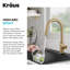 Robinet de cuisine à poignée simple KRAUS Oletto-90791045