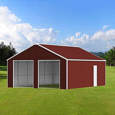 45FT X 25FT Metal Garage Barn Shed