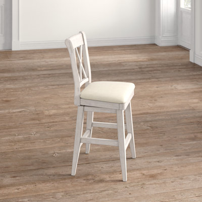 Fortville Swivel Upholstered Counter Stool