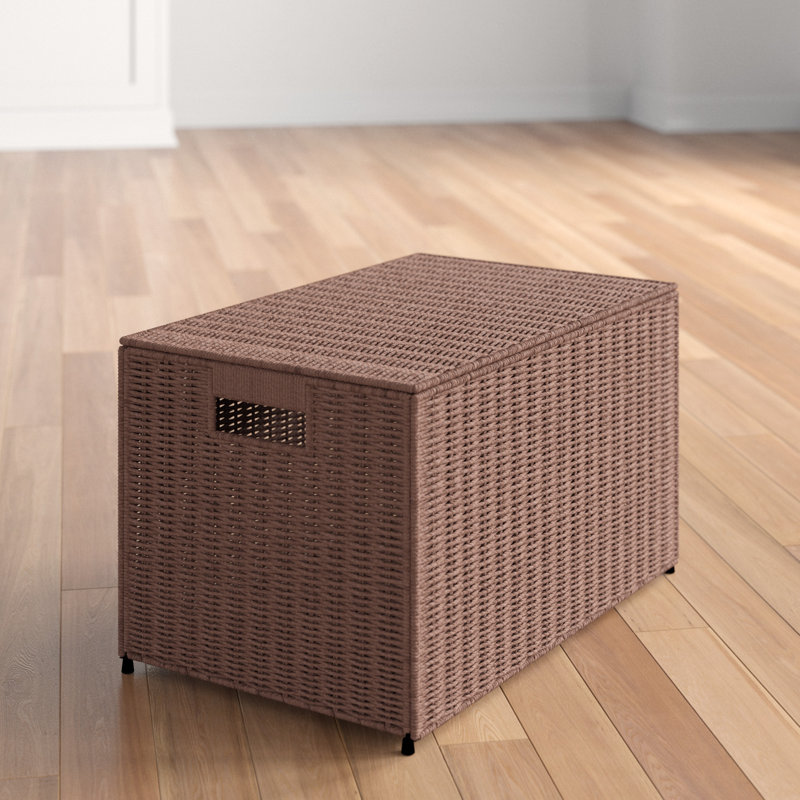 Small Natural Woven Seagrass Wicker Storage Chest