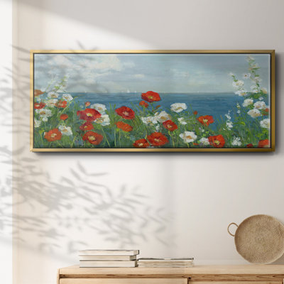 À travers les fleurs - Toile encadrée
