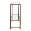 Console étroite Horten Glam - doré avec miroir-2078332372