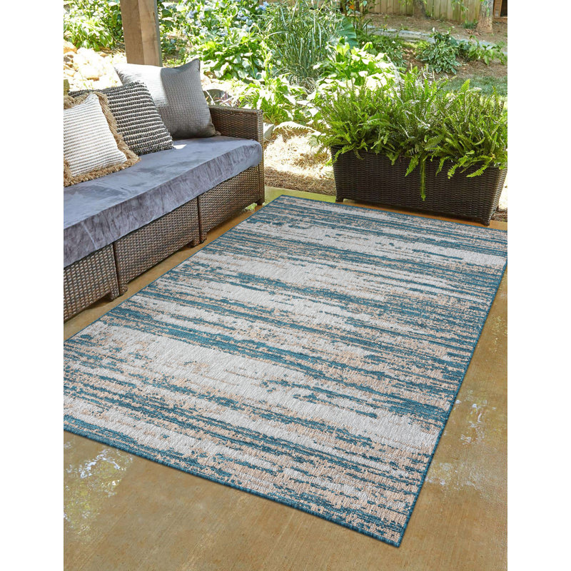 Aelisa Abstract Indoor Rug, Rectangle 7'7" x 10'