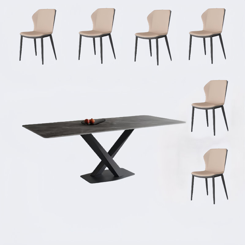 Table Deliphon, Noir, H 29,52 po x L 62,99 po x l 31,49 po