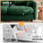 Three-Seat Modular Sectional Couch With Soft Chenille, High-Density Foam, Tufted Cushion Backrest, Ergonomic Design And Wooden Base For Living Spaces-227378440-227378441