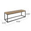 BANC EN BOIS ET MÉTAL JECO INDUSTRIAL-1840850052