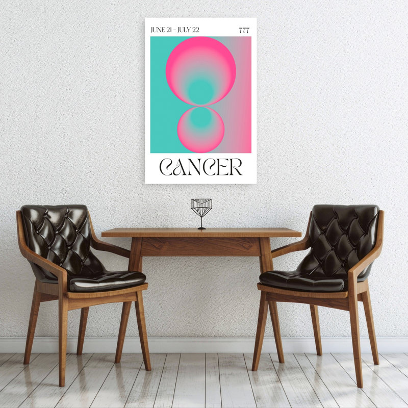 Abstract Cancer Abstract Colorful Contemporary Wall Art Print, 91.44cm H x 60.96cm W