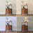 2-Pack Round End Table (Set Of 2) With Charging Station & Sliding Tambour Door, Fluted Side Table With Storage-712268590-734078360