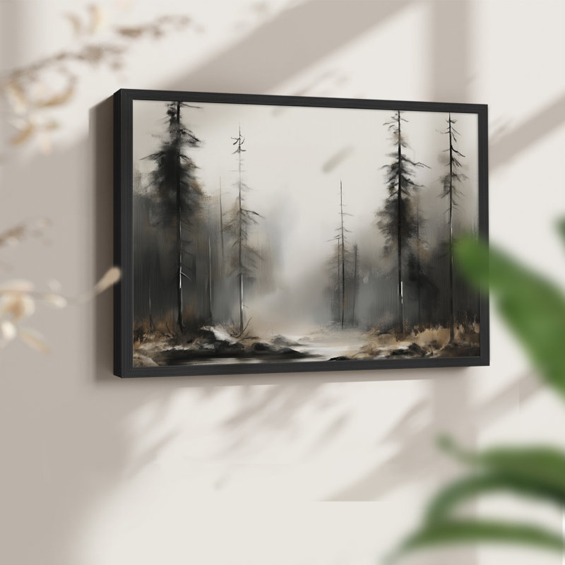 Art de Noël - DCCDXLVVI - Reproduction encadrée - Restickable, H 22 po x l 28 po, Noir, noir, noir, noir