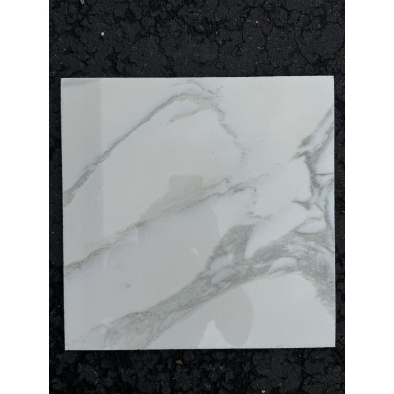 12x12" Turkish Calacatta Marble Tile