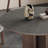 High-end round home dining table and chair