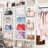 Plastic Handbag Storage Organizer For Closet, Small Acrylic Display Box For Handbag, Stackable Storage Boxes Bag Organizer With Magnetic Door For Purse Clutch Wallet Book Hats,(Clear/4 PCS)