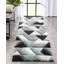 Cobina Holland Modern Geometric Light Blue 3D Textured Thick & Soft Shag Rug-64588757