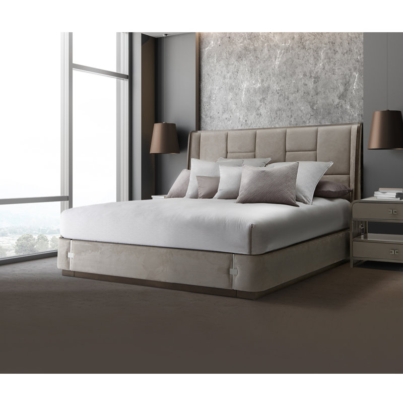Roxbury Park Upholstered Wingback Bed, California King