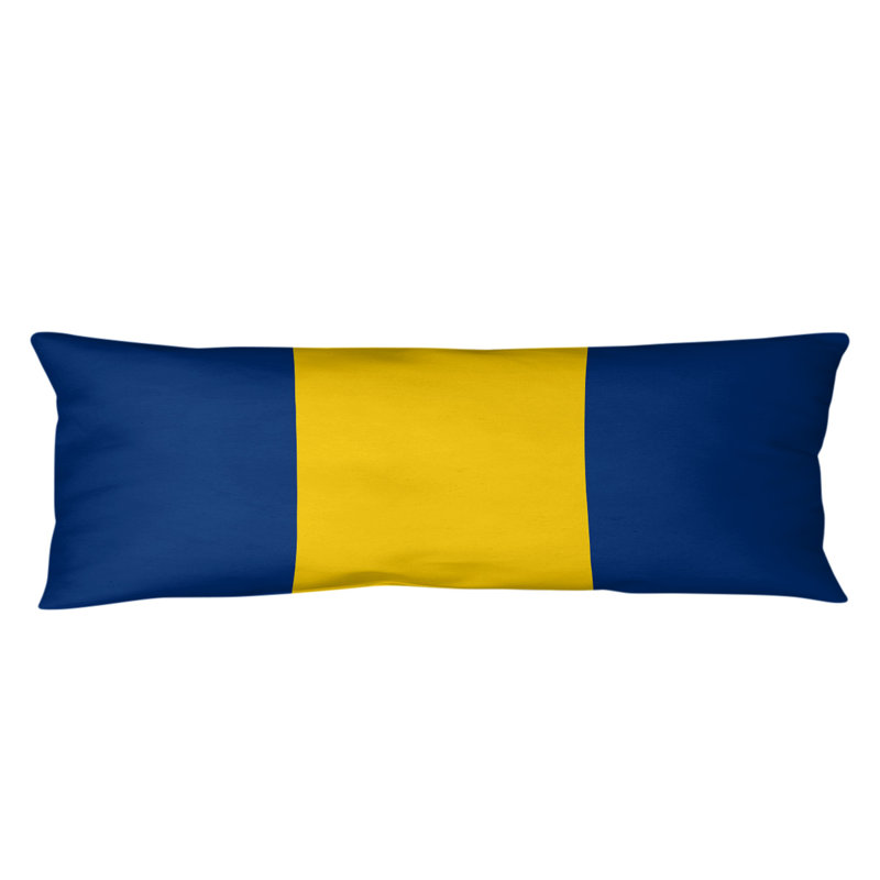 Polyester Medium Pillow, Blue/Gold, Achilles Football