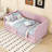 Twin Upholstered Daybed with Lift-Up Trundle Bed-464305996