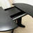 Kitchen Oval Dining Table, 59X43 Inch Expandable, Removable Leaf, Black Trestle X Base, Fine Craftsmanship, Seats 6 Quality,