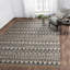 Camille Geometric Area Rug in Black/Beige-1773930720