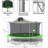 16ft Trampoline For Kids, Outdoor Trampoline With Safety Enclosure Net Basketball Hoop And Ladder, Trampoline For Adults-59767966