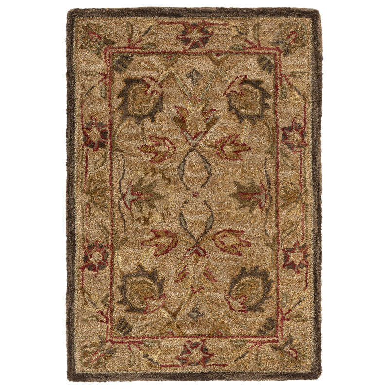 Tapis oriental en laine touffeté à la main Tingley, Rectangle 2 pi x 3 pi