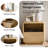 Allegan 26''W Mid-Century Modern Oak Veneer Nightstand with Charging Ports and Hidden Drawer-582824987