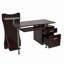 Bureau d'ordinateur élégant avec rangement