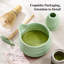 Ensemble de 6 pièces de théière en céramique matcha Dowan, ensemble de fouet en bambou traditionnel-125386121