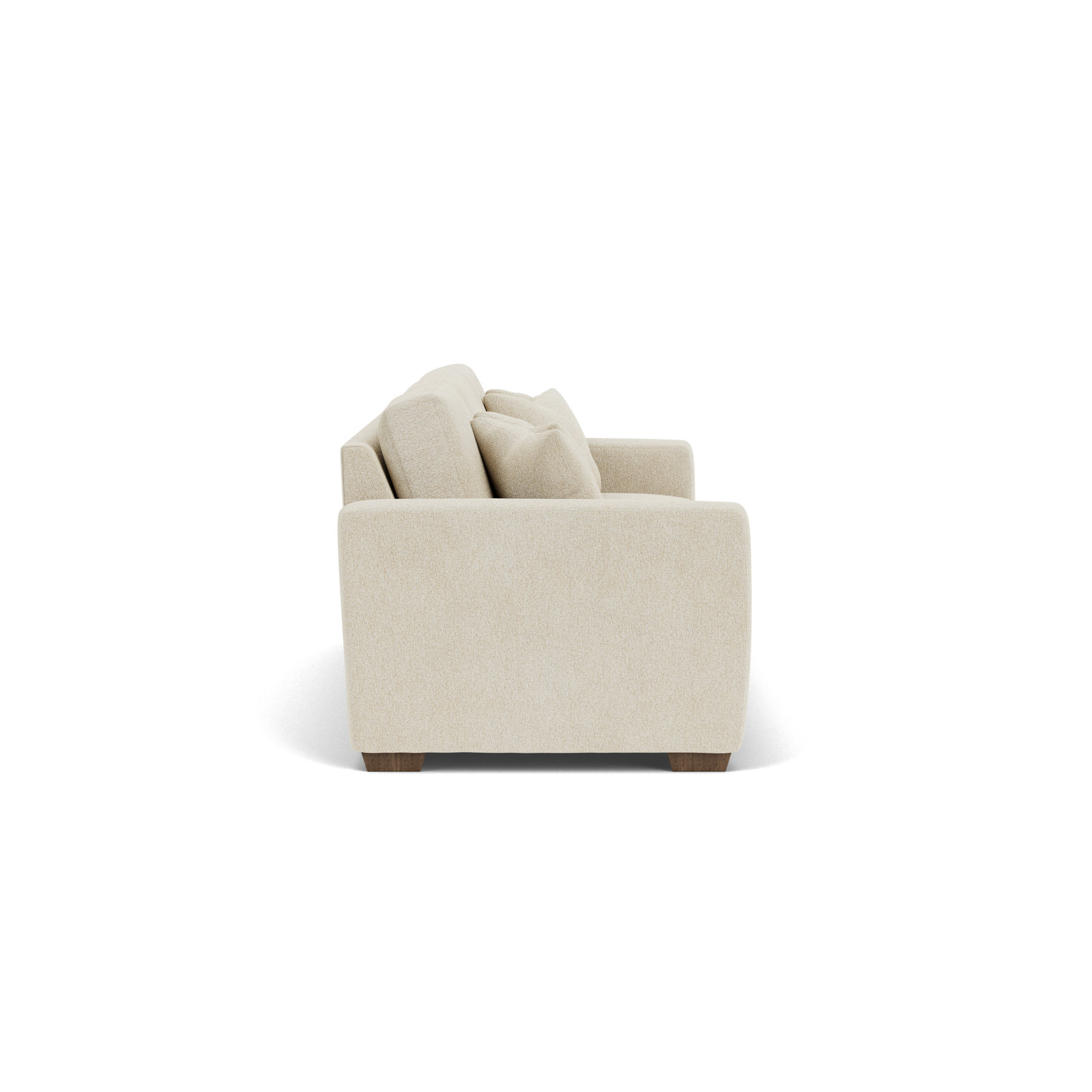 Anaiza 104'' Upholstered Sofa, White Polypropylene/Olefin, 37" H x 104" W x 41" D